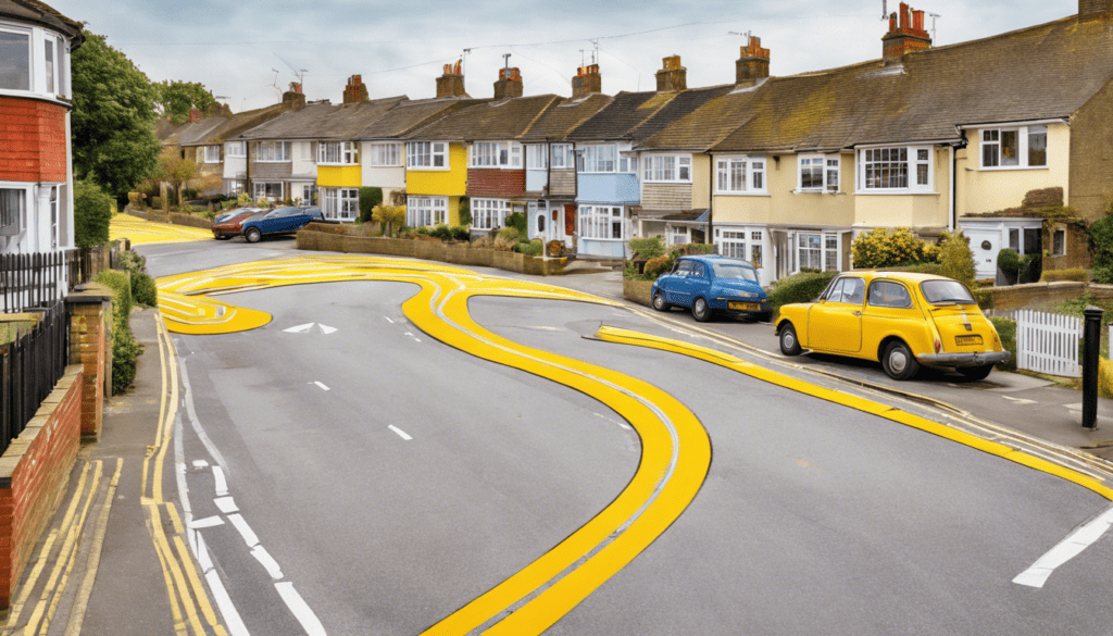 Mystery of Wobbly Double Yellow Lines on Howard Road: Residents in Southampton Demand Answers!