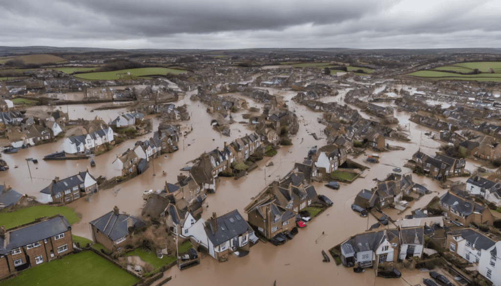 UK Property Insurance Claims Surge to Historic £4.1 Billion Amid Extreme Weather Events in 2024