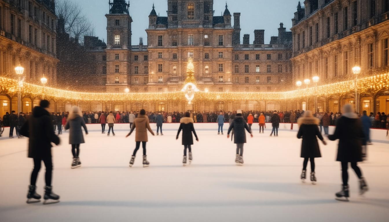 Social Ice Skating Rinks in London During Winter