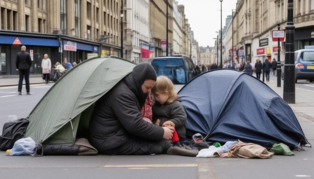 From London to Manchester: The Shocking Reality of Homeless Families Amid Housing Crisis