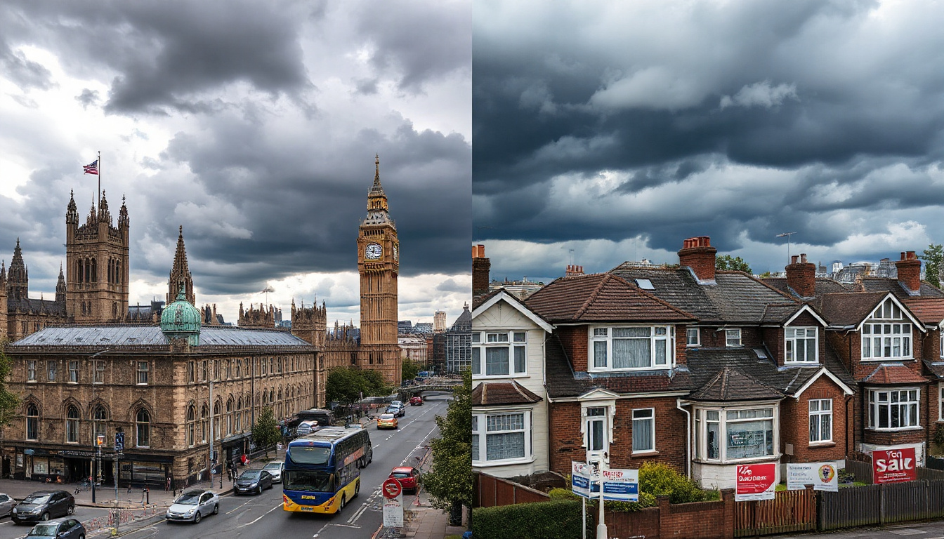 London Braces for Historic House Price Drop Amid Economic Turmoil and Rising Taxes