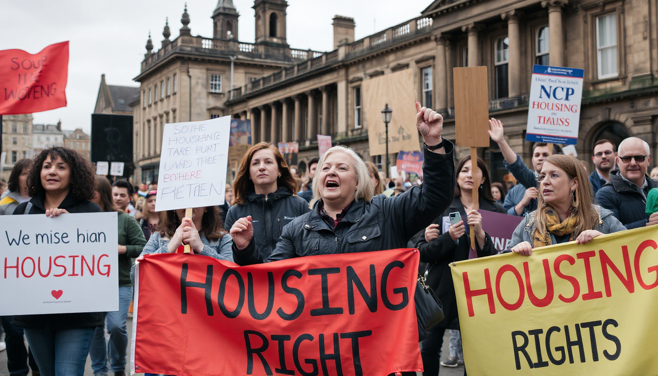 Urgent Call for Action: Shelter Scotland Protests Against Edinburgh Council's Housing Rights Suspension