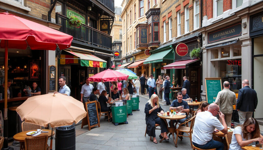 Clerkenwell’s Exmouth Market for Dining and Bars