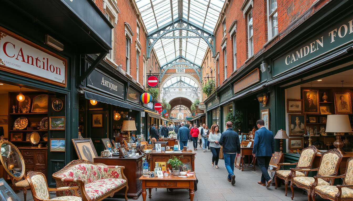 Islington’s Camden Passage for Antiques Shopping