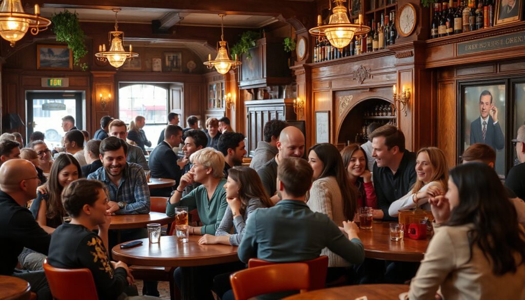 Joining language exchange meetups in Covent Garden pubs