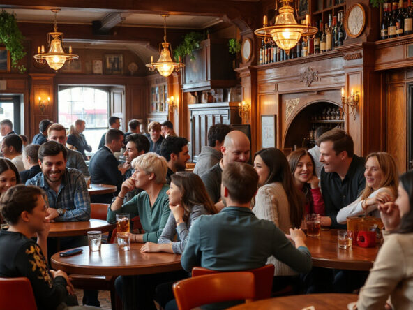 Joining language exchange meetups in Covent Garden pubs