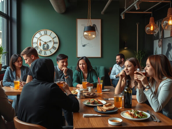 Joining networking brunches in Soho for young professionals