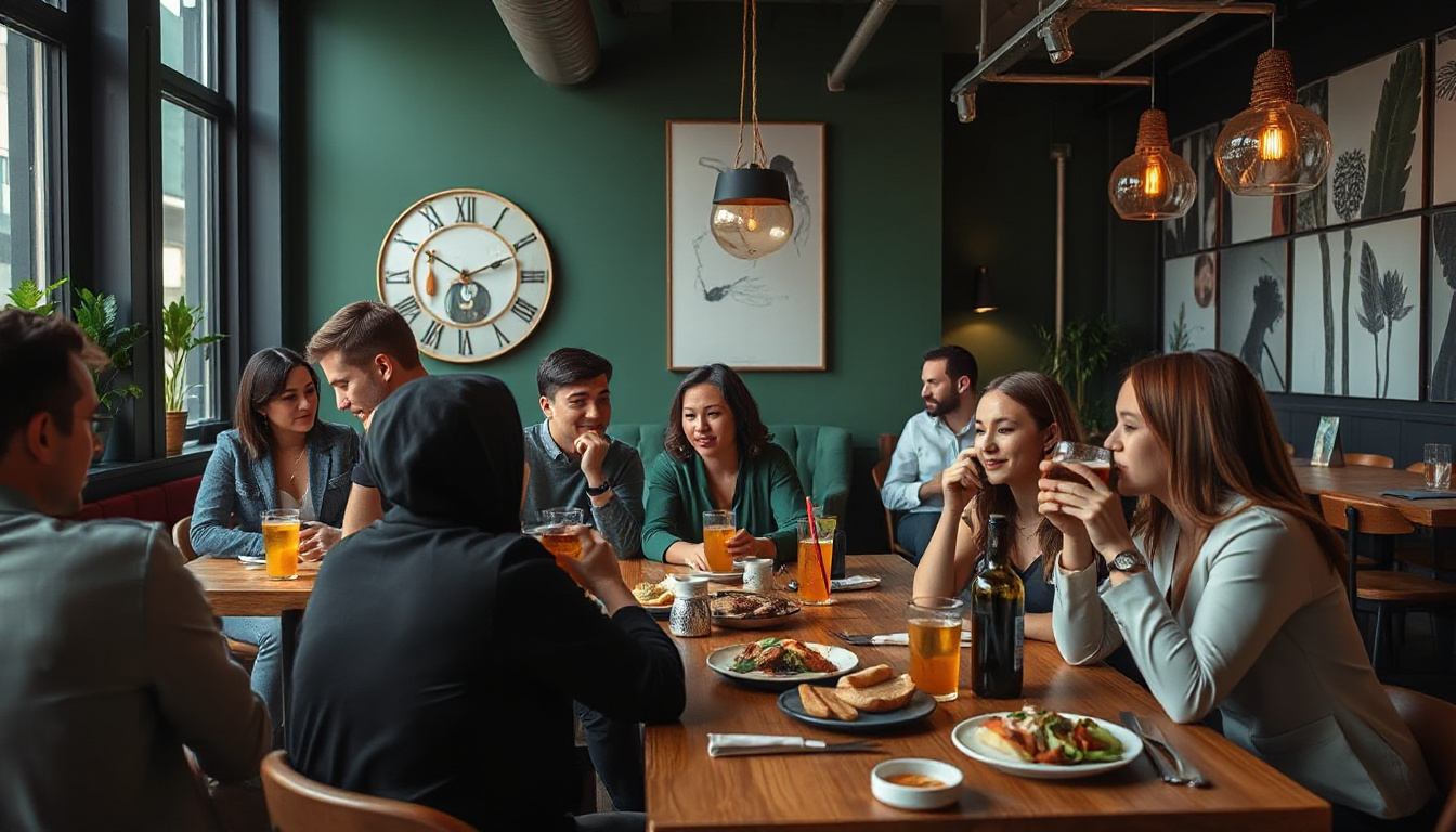 Joining networking brunches in Soho for young professionals