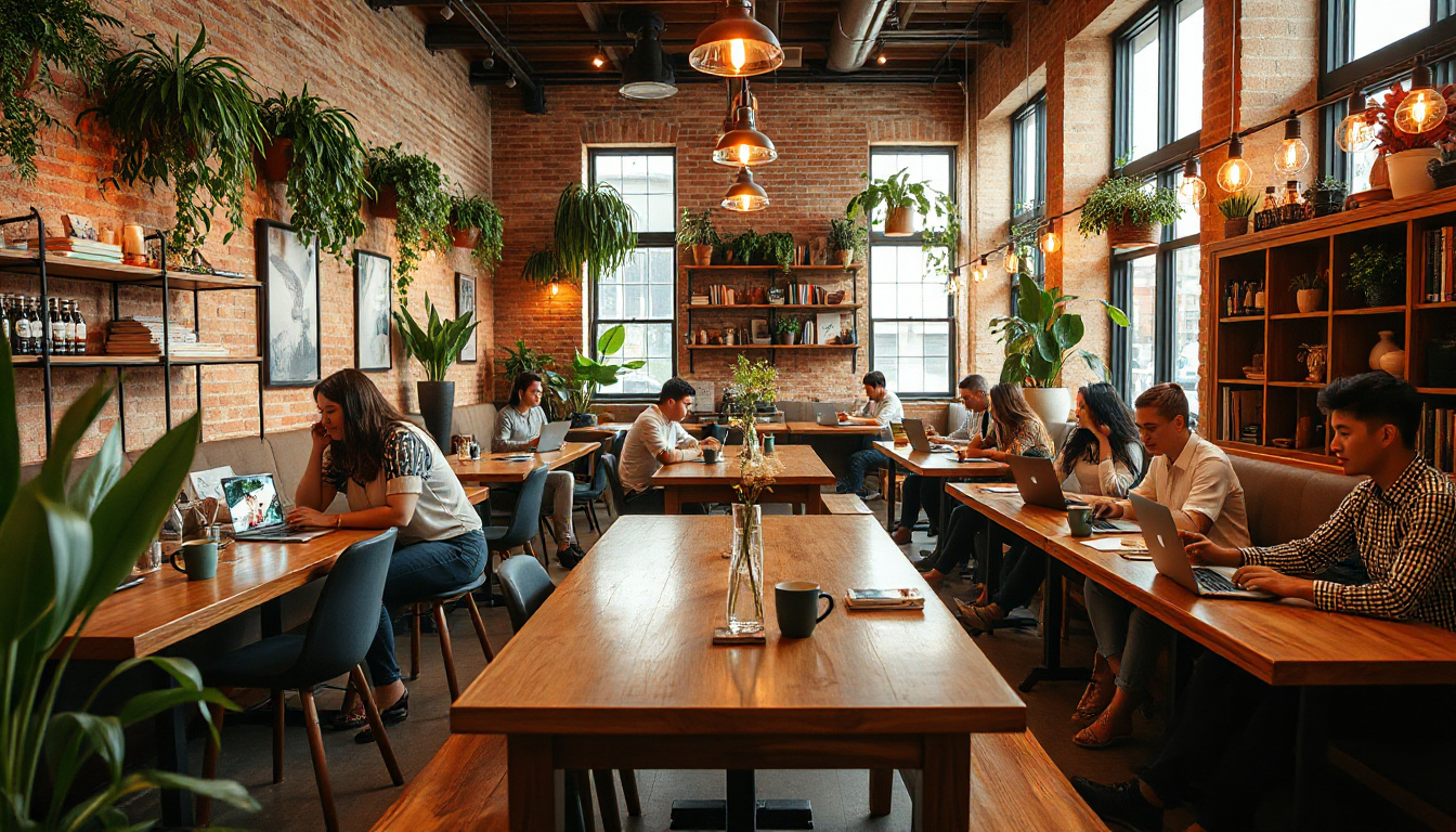 Spending an afternoon working in co-working cafés like Timberyard