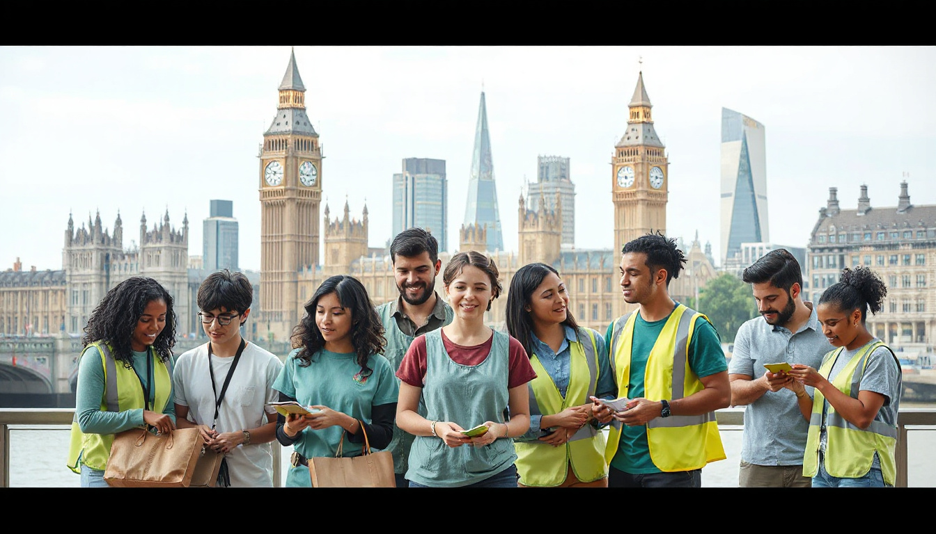 Volunteering for causes through Do-it.org or Team London