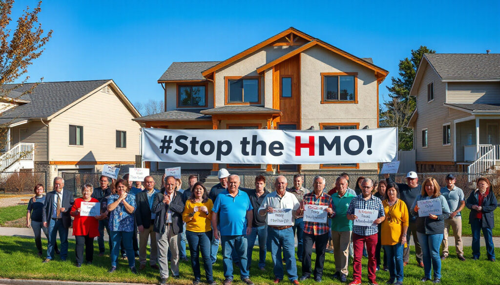 Community Outcry: Homeowners React to Unapproved Six-Bedroom HMO Development in Sittingbourne