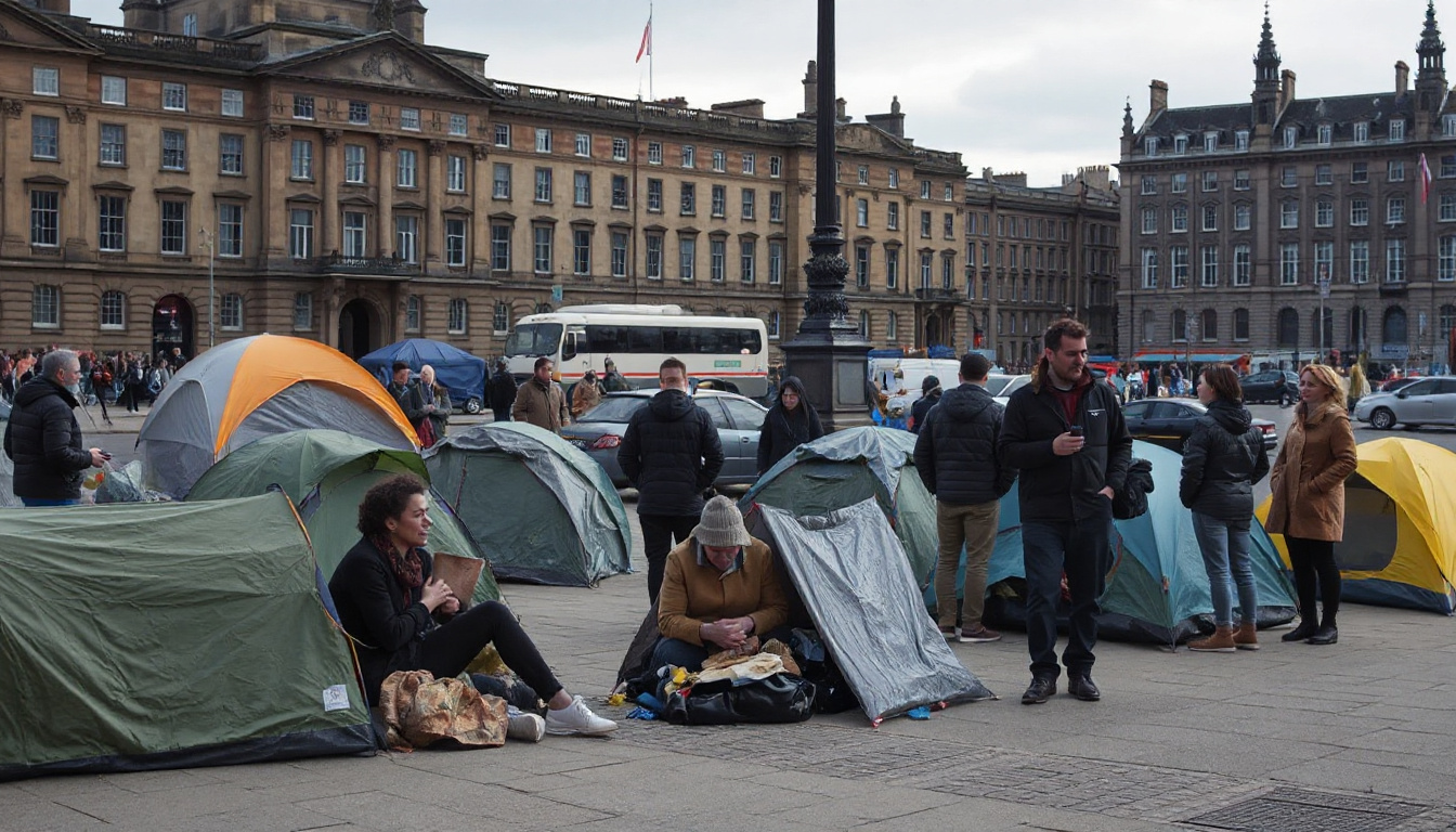 Edinburgh Faces Homelessness Crisis: Proposed Plan to Relocate Individuals Amid Unlicensed Accommodation Concerns