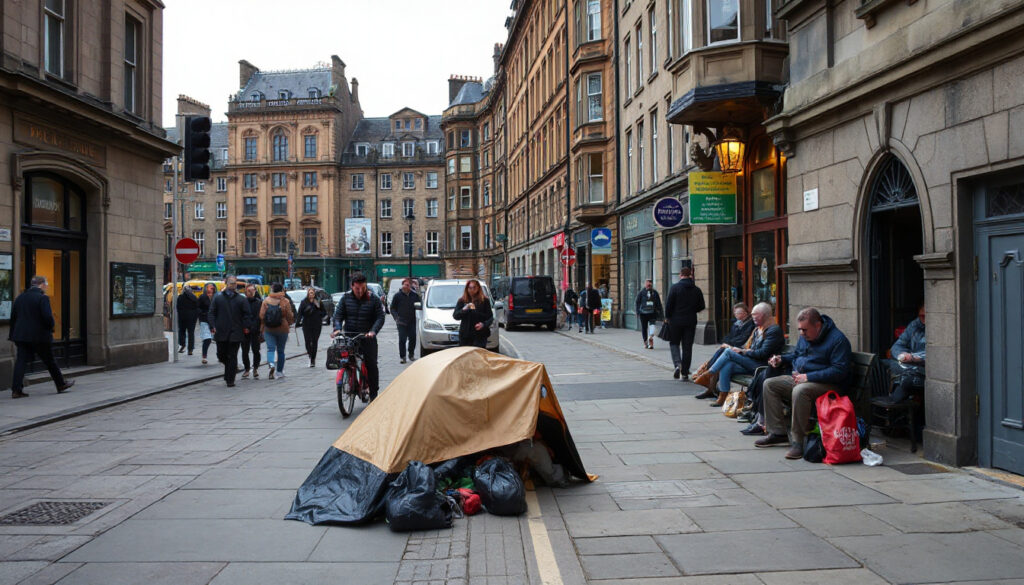 Edinburgh's Homelessness Crisis: Plans to Relocate Individuals from Unlicensed Accommodations as Demand Soars