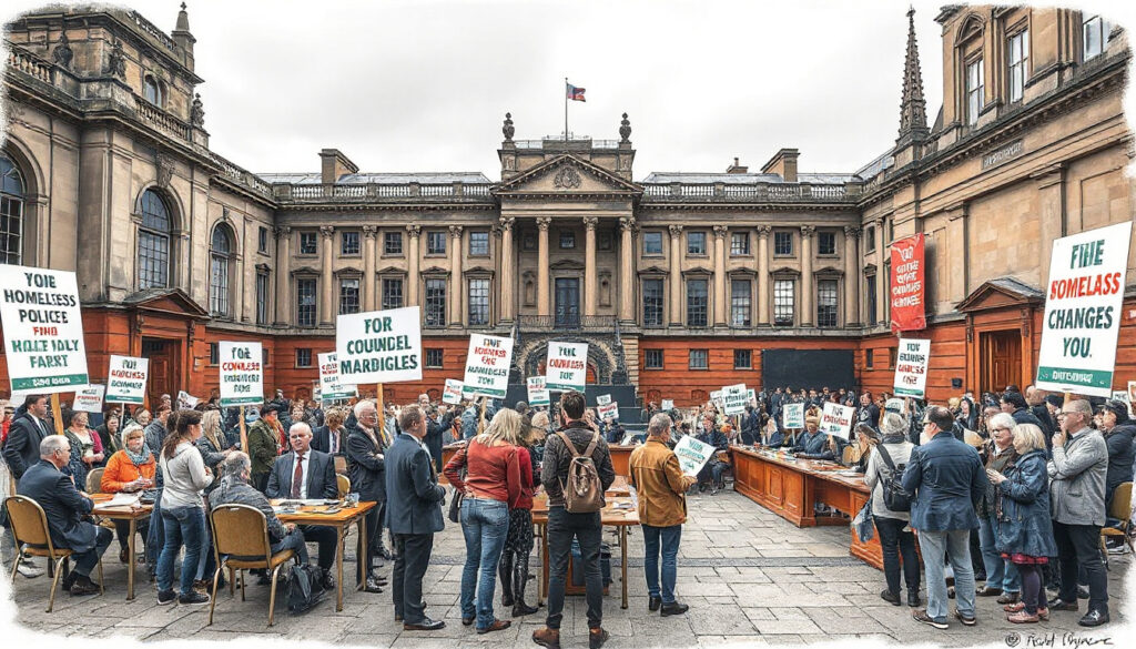 Tensions Rise Over Homelessness Policies: Shelter Scotland Demands Council Leadership Changes in Edinburgh